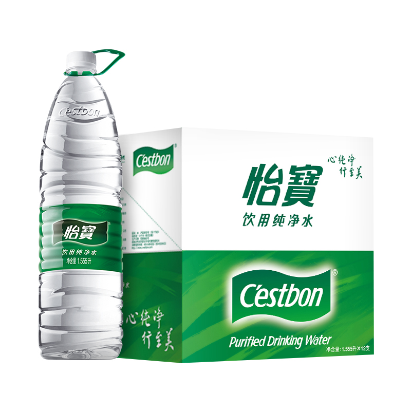 怡寶純凈水1.55L*12瓶/箱