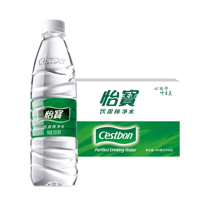 怡寶飲用純凈水555ml*24瓶/箱